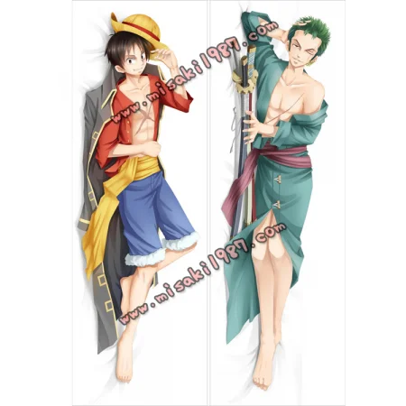 One Piece Dakimakura Monkey·D·Luffy Roronoa Zoro Body Pillow Case