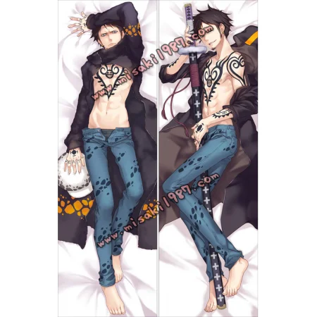 One Piece Dakimakura Trafalgar Law Body Pillow Case