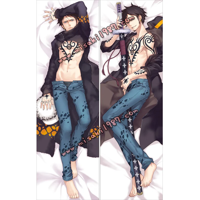 One Piece Dakimakura Trafalgar Law Body Pillow Case - Click Image to Close