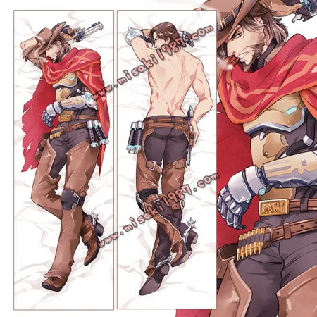 Overwatch OW Dakimakura Jesse McCree Body Pillow Case