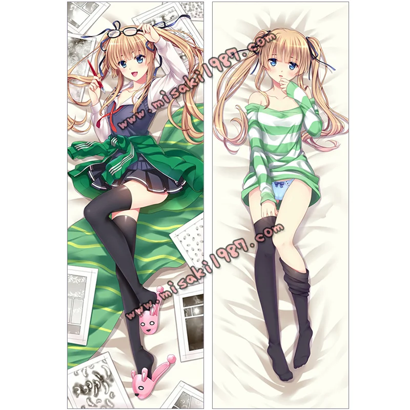 Saekano Dakimakura Eriri Spencer Sawamura Body Pillow Case - Click Image to Close