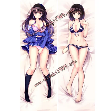 Saekano Dakimakura Megumi Kato Body Pillow Case