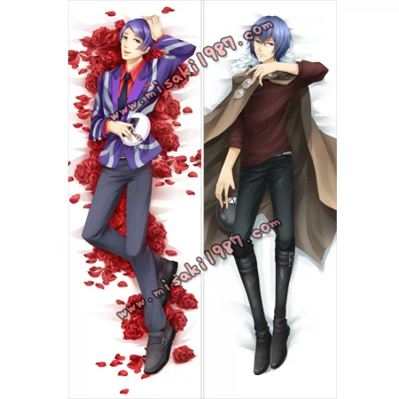 Tokyo Ghoul Dakimakura Shuu Tsukiyama Ayato Kirishima Body Pillow Case