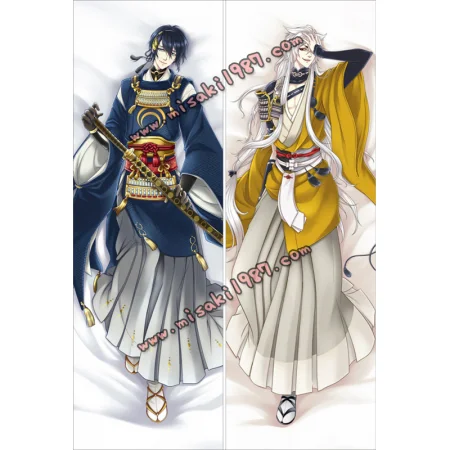 Touken Ranbu Dakimakura Mikazuki Munechika Kogitsunemaru Body Pillow Case