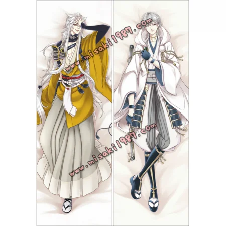 Touken Ranbu Dakimakura Kogitsunemaru Tsurumaru Kuninaga Body Pillow Case
