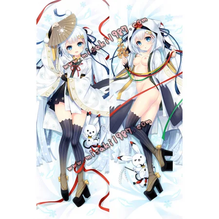 Vocaloid 2018 Dakimakura Snow Body Pillow Case 02
