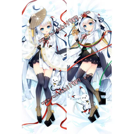 Vocaloid 2018 Dakimakura Snow Body Pillow Case