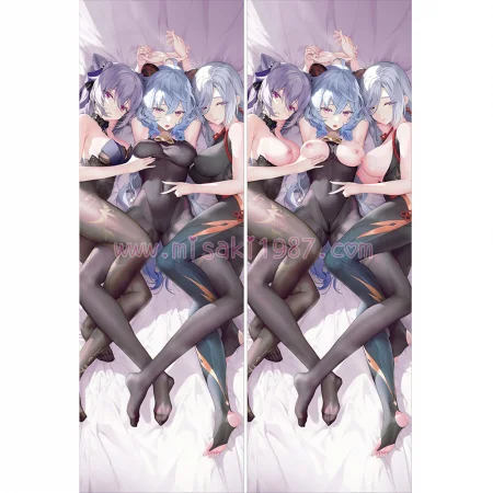 150cm X 50cm Genshin Impact Keqing Ganyu Shenhe Anime Girl Dakimakura Hugging Body Pillow Case Cover Peach Skin