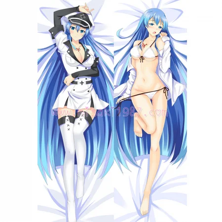 Akame ga Kill Dakimakura Esdeath Body Pillow Case 03