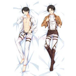 Attack on Titan Dakimakura Levi Body Pillow Case 05