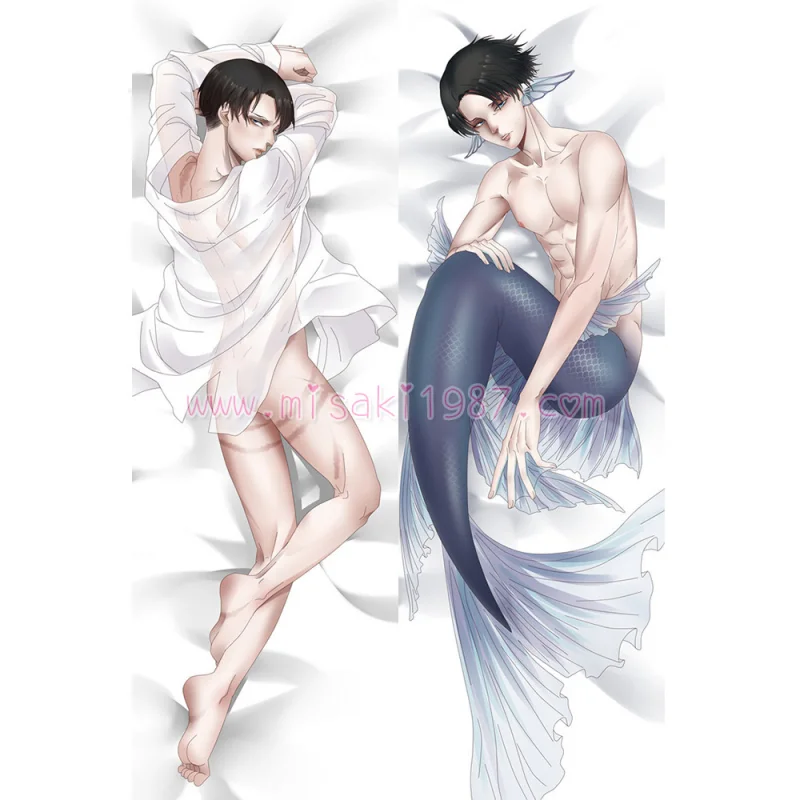 Attack on Titan Dakimakura Levi Body Pillow Case 08 - Click Image to Close