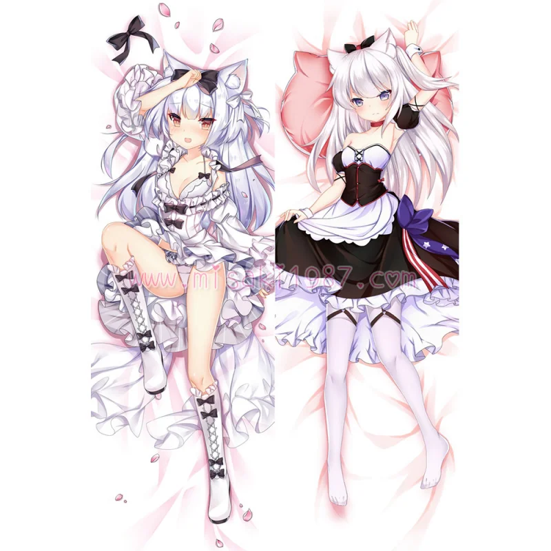 Azur Lane Dakimakura Hammann Yukikaze Body Pillow Case - Click Image to Close
