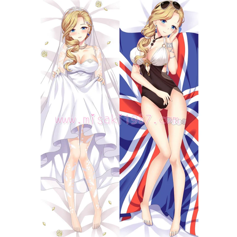 Azur Lane Dakimakura Hood Body Pillow Case 05 - Click Image to Close