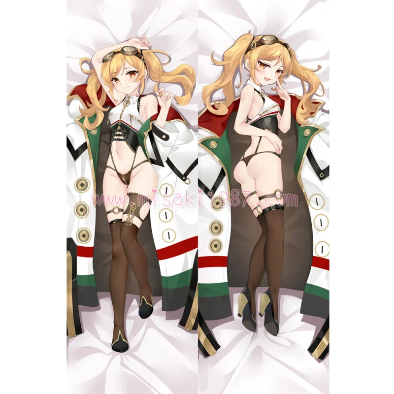 Azur Lane Dakimakura Leonardo da Vinci Body Pillow Case - Click Image to Close