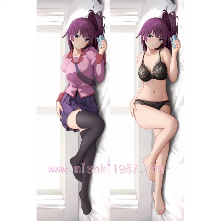 Bakemonogatari Dakimakura Senjougahara Hitagi Body Pillow Case