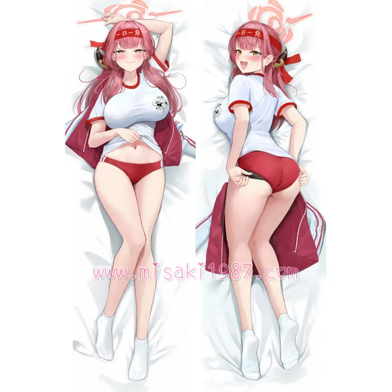 Blue Archive Dakimakura Rikuhachima Aru Body Pillow Case 11 - Click Image to Close