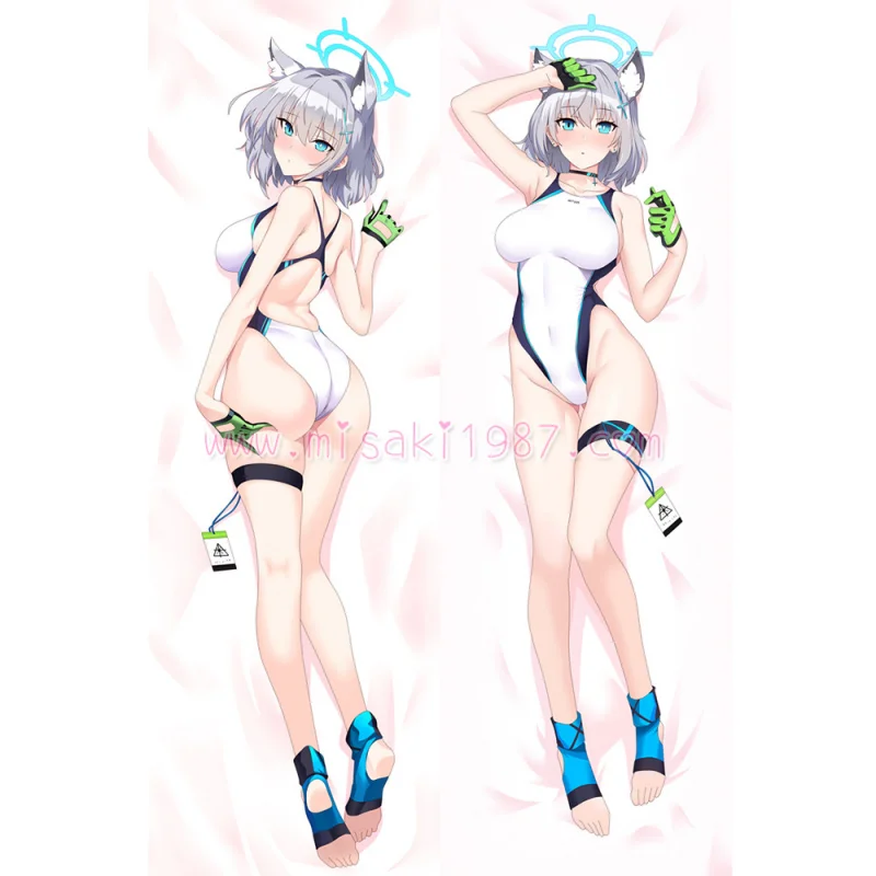 Blue Archive Dakimakura Sunaookami Shiroko Body Pillow Case 03 - Click Image to Close