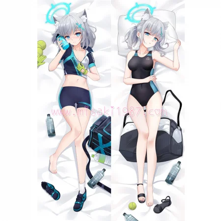 Blue Archive Dakimakura Sunaookami Shiroko Body Pillow Case 04