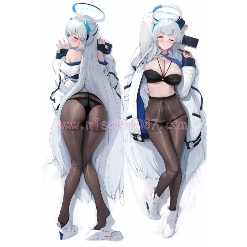 Blue Archive Dakimakura Ushio Noa Body Pillow Case - Click Image to Close