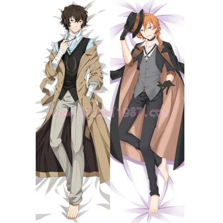 Bungo Stray Dogs Dakimakura Osamu Dazai Body Pillow Case 02
