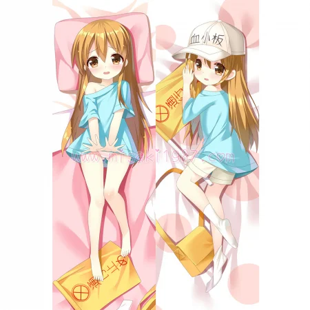 Cells at Work! Hataraku Saibou Dakimakura Kesshouban Body Pillow Case 10