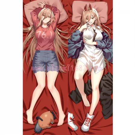Chainsaw Man Dakimakura Power Body Pillow Case 04