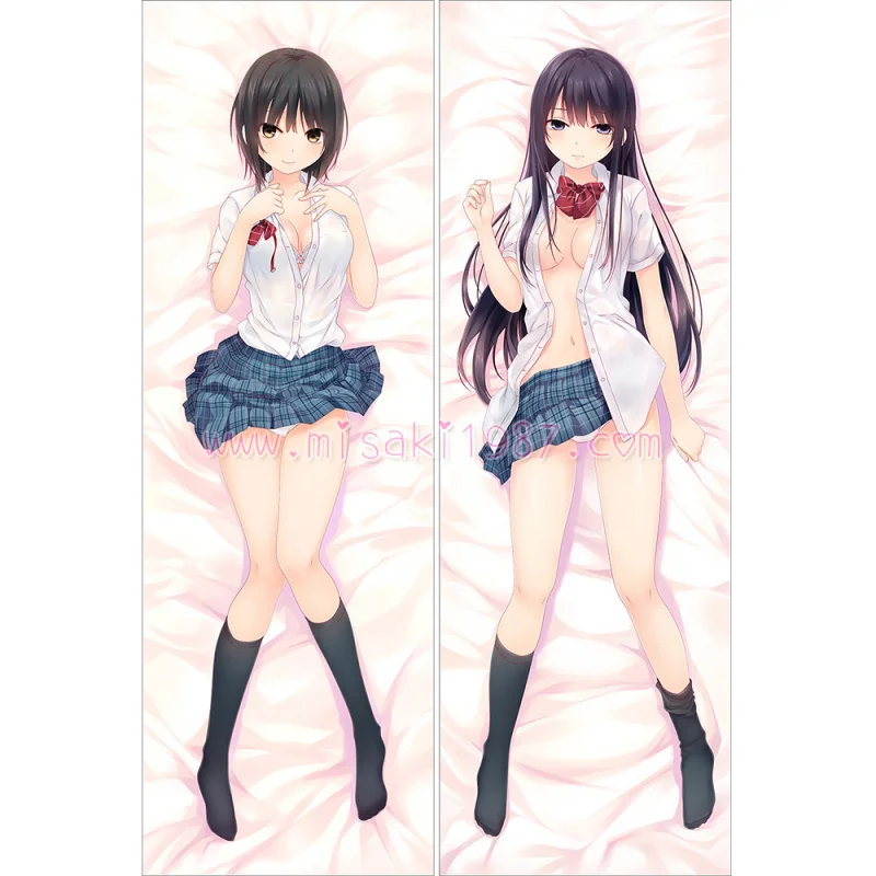 Coffee Kizoku Dakimakura Rika Shiramine Aoyama Sumika Body Pillow Case - Click Image to Close