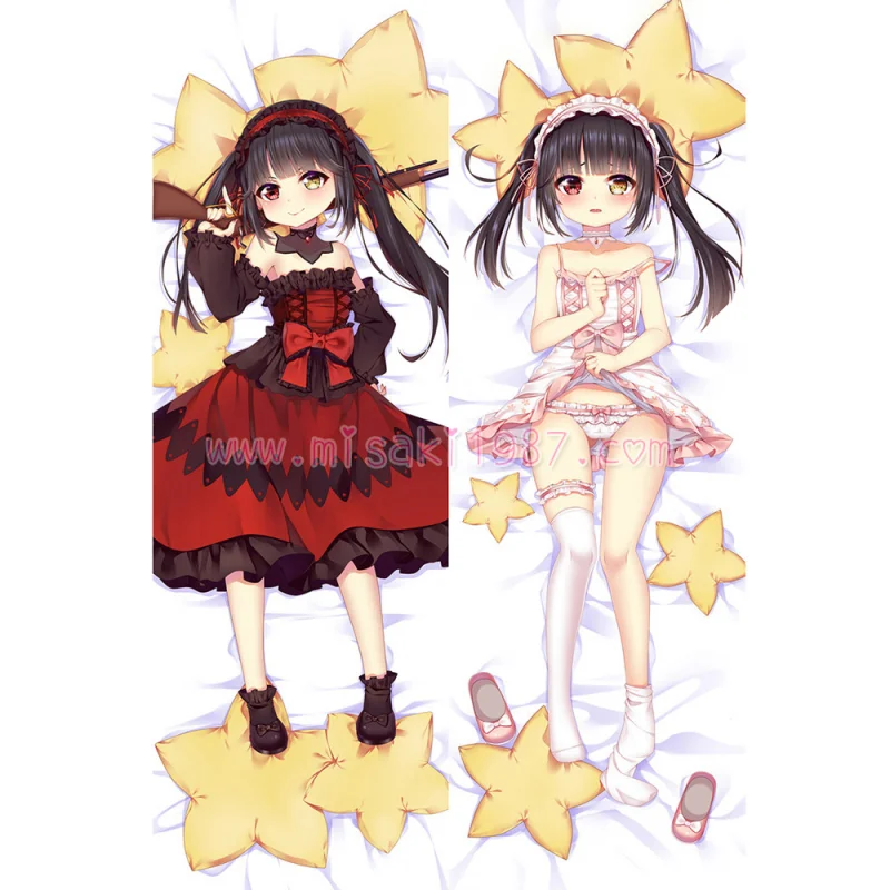 Date a Live Dakimakura Kurumi Tokisaki Body Pillow Case 37 - Click Image to Close