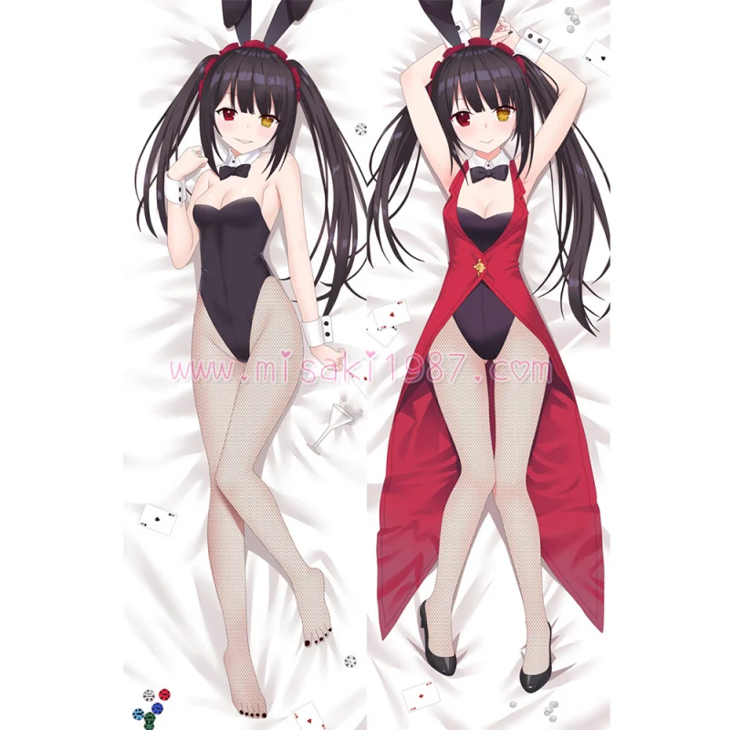 Date a Live Dakimakura Kurumi Tokisaki Body Pillow Case 49 - Click Image to Close