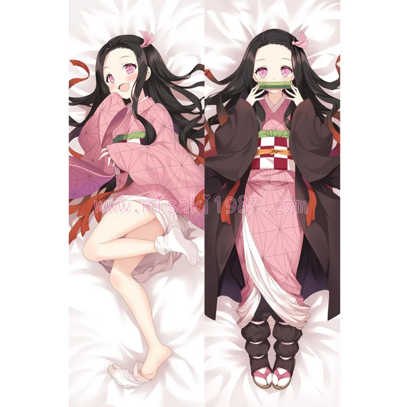 Demon Slayer Dakimakura Kamado Nezuko Body Pillow Case 07 - Click Image to Close