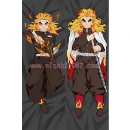 Demon Slayer Dakimakura Rengoku Kyoujurou Body Pillow Case 02