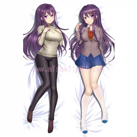 Doki Doki Literature Club! Dakimakura Monika Body Pillow Case 04