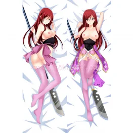 Fairy Tail Dakimakura Erza Scarlet Body Pillow Case 08