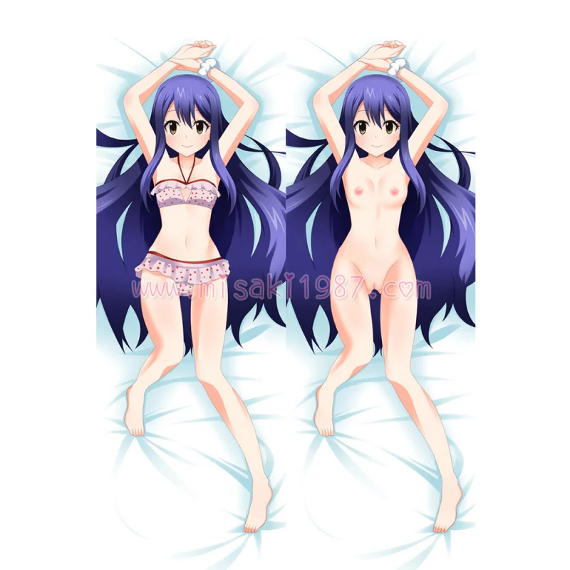 Fairy Tail Dakimakura Wendy Marvell Body Pillow Case 02 - Click Image to Close
