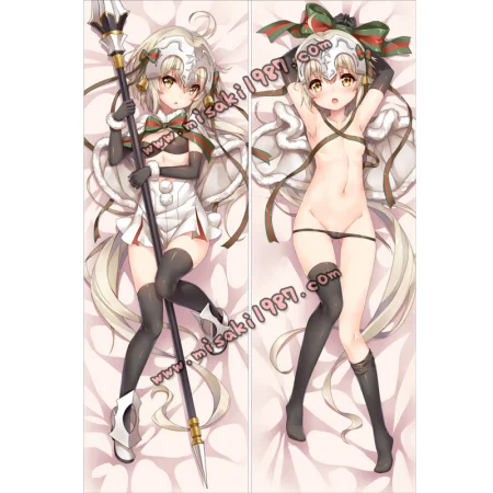 Fate Grand Order Dakimakura Jeanne d'Arc alter Santa Lily Body Pillow Case
