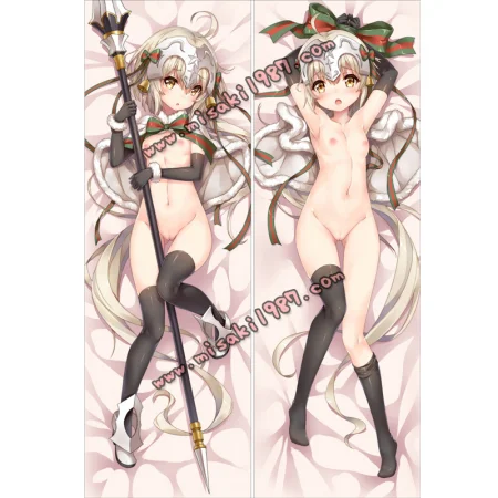 Fate Grand Order Dakimakura Jeanne d'Arc alter Santa Lily Body Pillow Case 02