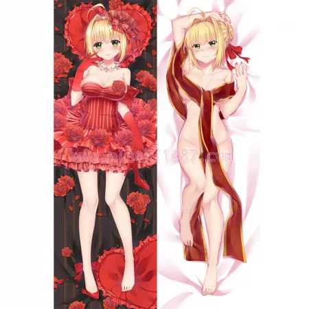 Fate/Grand Order Dakimakura Saber Nero Claudius Drusus Body Pillow Case 21