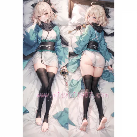 Fate/Grand Order Dakimakura Saber Souji Okita Body Pillow Case 25