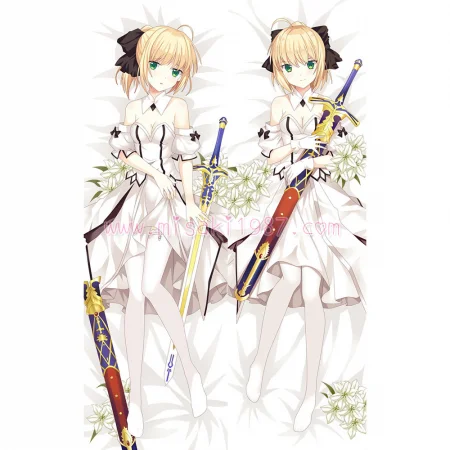 Fate/Stay night Fate/Zero Dakimakura Saber Body Pillow Case 10