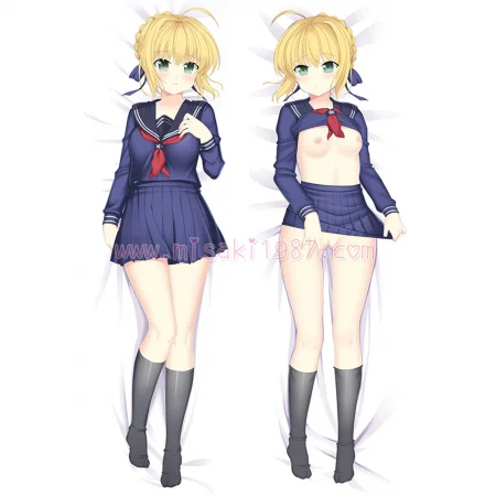 Fate/Stay night Fate/Zero Dakimakura Saber Body Pillow Case 14