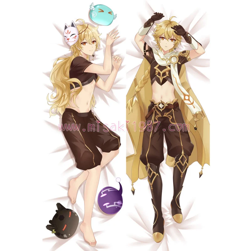 Genshin Impact Dakimakura Aether Body Pillow Case - Click Image to Close