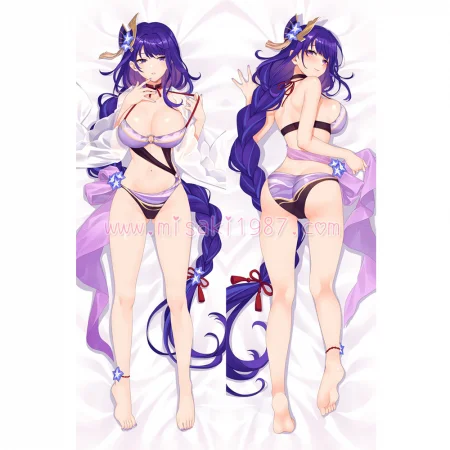 Genshin Impact Dakimakura Baal Raiden Shogun Body Pillow Case 45