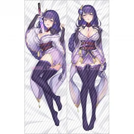 Genshin Impact Dakimakura Baal Raiden Shogun Body Pillow Case 11