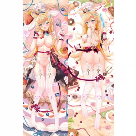 Genshin Impact Dakimakura Escoffier Body Pillow Case 09
