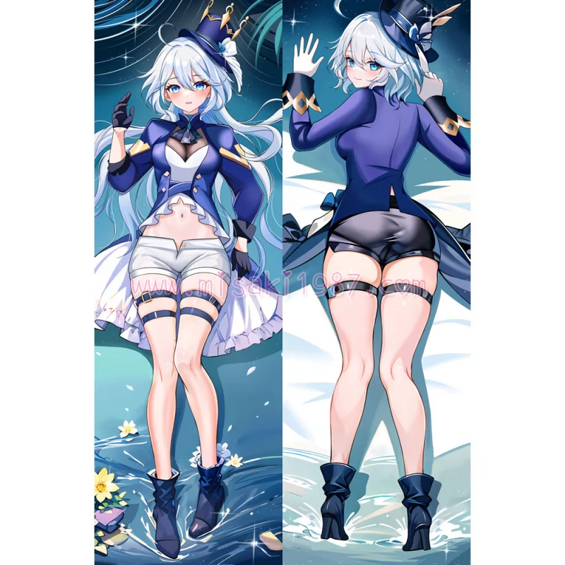 Genshin Impact Dakimakura Focalors Body Pillow Case 19 - Click Image to Close