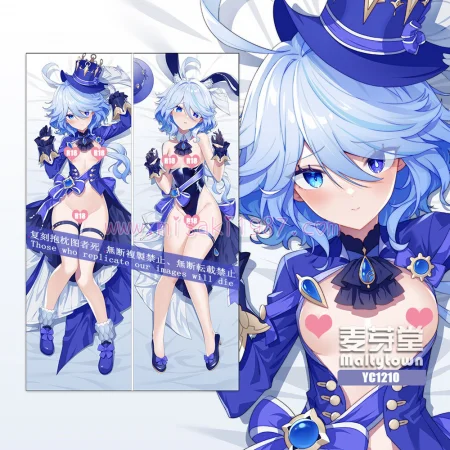 Genshin Impact Dakimakura Focalors Body Pillow Case 24