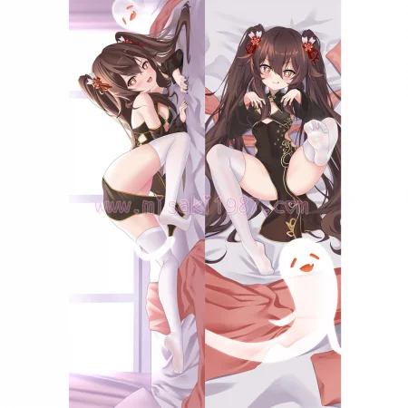 Genshin Impact Dakimakura Hu Tao Walnut Body Pillow Case 17