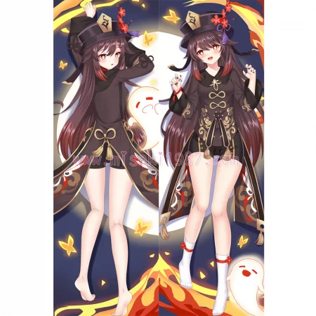 Genshin Impact Dakimakura Hu Tao Walnut Body Pillow Case 12