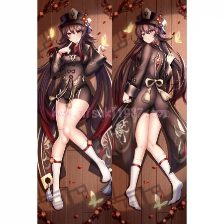Genshin Impact Dakimakura Hu Tao Walnut Body Pillow Case 25