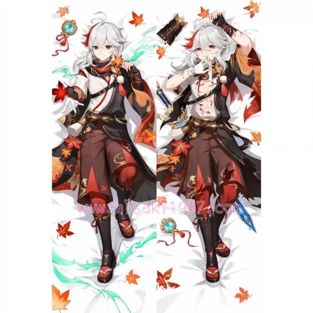 Genshin Impact Dakimakura Kaedehara Kazuha Body Pillow Case 06